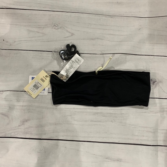 EUC - Billabong Onyx Wave Bandeau Bikini Top Sz M - Picture 3 of 5
